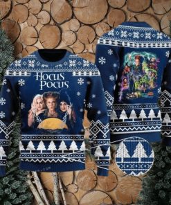 Hocus Pocus Sisters Witch Ugly Sweater Party