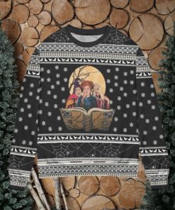 Hocus Pocus Spider Web Snowflake Ugly Christmas Sweater