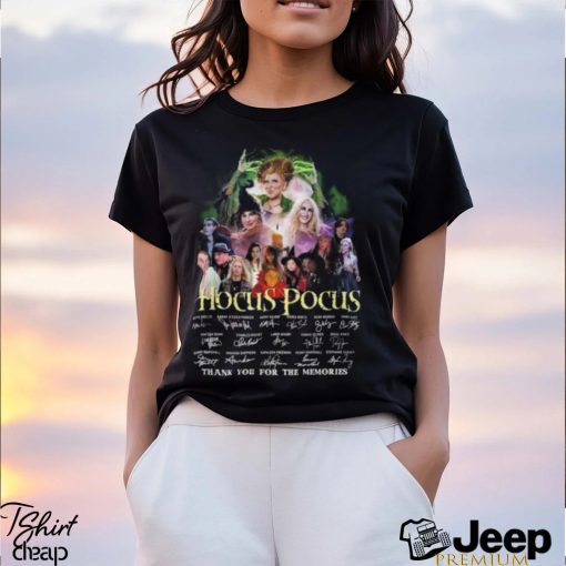 Hocus Pocus Thank You For The Memories T Shirt