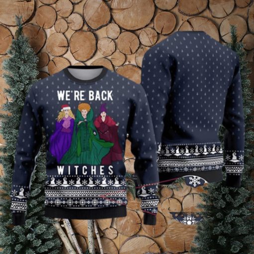 Hocus Pocus Were Back Witches Christmas Ugly Sweater Nice Gift For Everyone