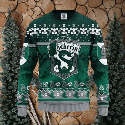 Hogwarts Slytherin House Harry Potter Ugly Christmas Sweaters