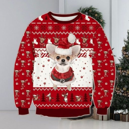 Holiday Chihuahua Ugly Christmas Sweater