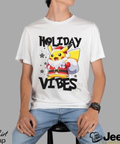 Holiday Vibes Quotes Matching Pajamas T Shirt