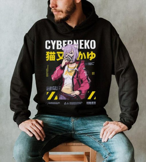 Hololive Japan Nekomata Okayu Cyber Neko Design Sweatshirt