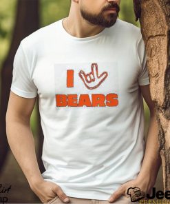 Homage Chicago Bears Navy The NFL ASL Collection by Love Sign Tri Blend T Shirt