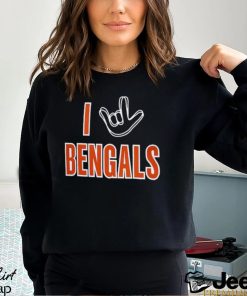 Homage Cincinnati Bengals Charcoal The NFL ASL Collection by Love Sign Tri Blend T Shirt