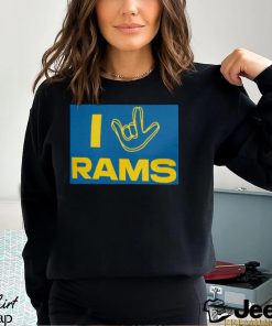 Official los Angeles Rams Homage The NFL ASL Collection by Love Sign  Tri-Blend T-Shirt, hoodie, sweater, long sleeve and tank top