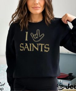 Homage New Orleans Saints Charcoal The NFL ASL Collection by Love Sign Tri Blend T Shirt