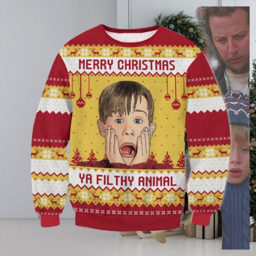 Home Alone Ya Filthy Animal Ugly Christmas Sweater