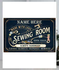 Home Decor For Sewing Lovers Horizontal Poster