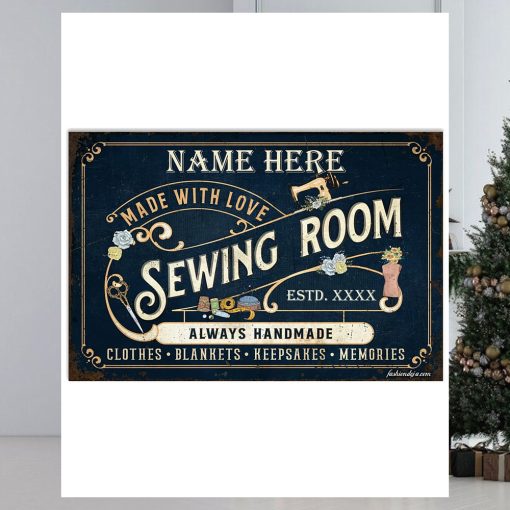 Home Decor For Sewing Lovers Horizontal Poster