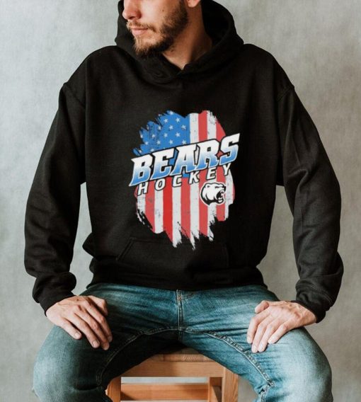 Hometown Heroes Night Bears hockey American flag shirt