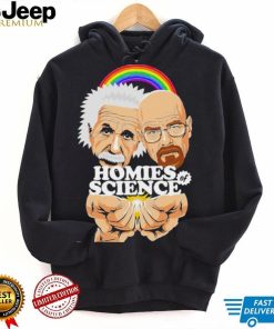 Homies of Science Einstein cartoon shirt