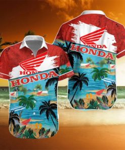 Honda Motorcycle Hawaiian Shirt And Short