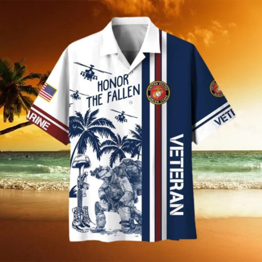 Honor The Fallen US Marine 2 Hawaii Shirt Gift For Men And Women