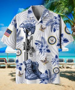 Honoring All Who Served Summer US Navy Hawaiian Shirt Veteran