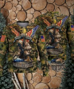 Honoring Our Heroes Veteran For Christmas Gifts Knitting Pattern Sweater