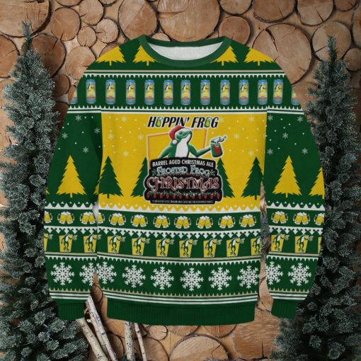 Hoppin’ Frog Brewery For Christmas Gifts Ugly Christmas Wool Knitted Sweater