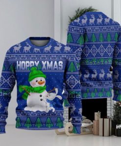 Hoppy Xmas Ugly Christmas Sweater Knitted Gift For Men And Women