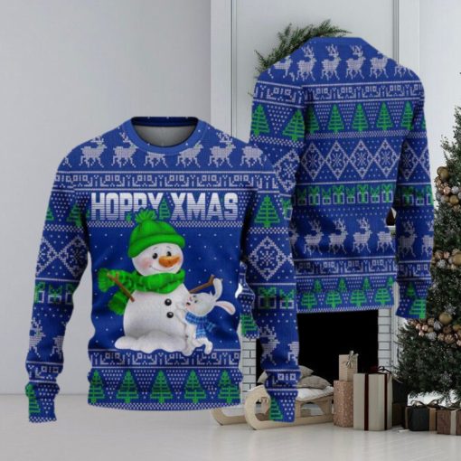 Hoppy Xmas Ugly Christmas Sweater Knitted Gift For Men And Women