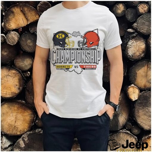 Hornets Kirtland vs Tigers Versailles 2023 D6 football championship shirt