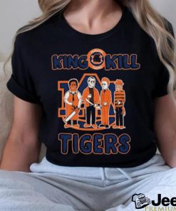 Horror Characters King Of The Kill Auburn Tigers Halloween Shirt