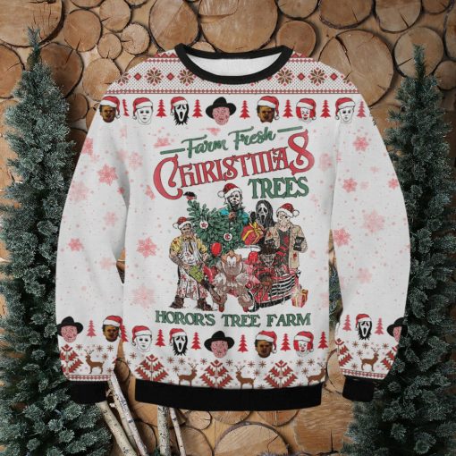 Horror Christmas Tree Ugly Christmas Holiday Sweater