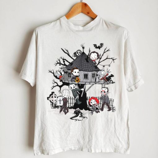 Horror Clubhouse In Park Halloween Costume Gifts T Shirt