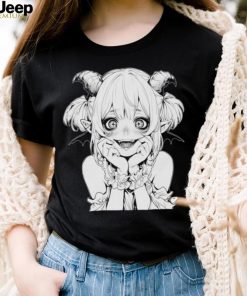 Horror Manga Vampire Anime Girl Macabre Japanese Goth Crewneck T Shirt