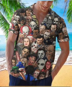 Horror Movie Character Hawaiian Shirt