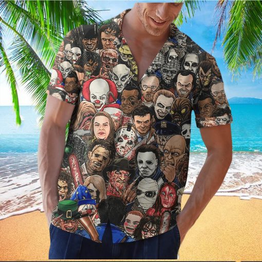 Horror Movie Character Hawaiian Shirt