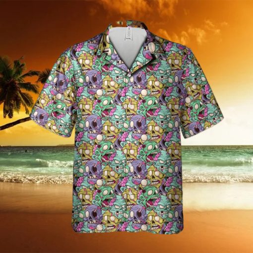 Horror Movie Face 3D Hawaiian Shirt Summer Gift For Men And Women