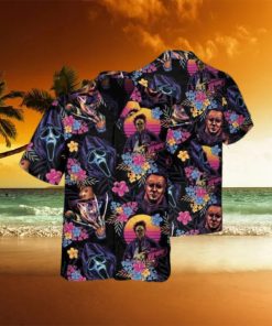 Horror Movie Retro Hawaii Unisex T Shirt Horror Movie