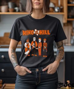 Horror Movies characters X The Simpson King of the Kill cartoon shirt