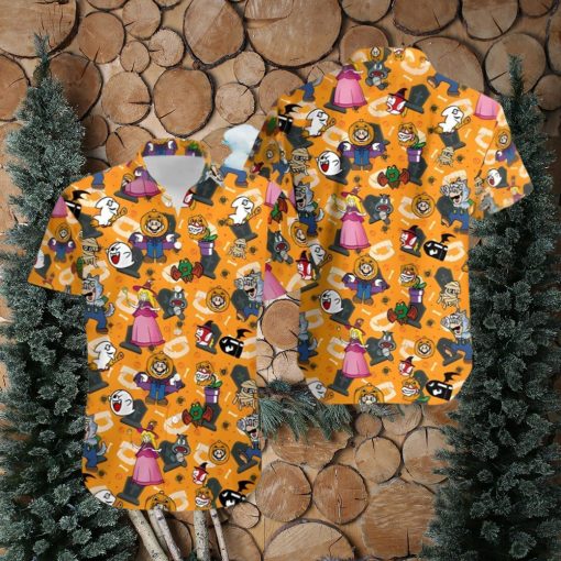 Horror Super Mario Hawaiian Shirt