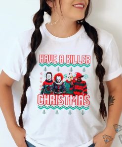 Horror character have a killer Christmas shirt