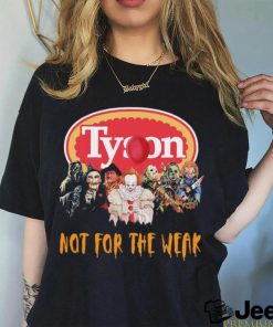 Horror movie characters nor for the weak Tyson Foods logo shirt