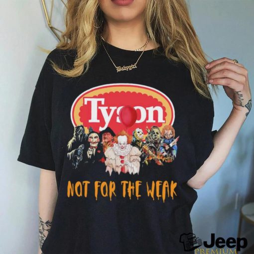 Horror movie characters nor for the weak Tyson Foods logo shirt