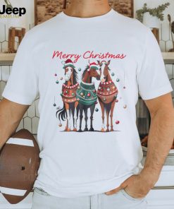 Horse Christmas T shirt