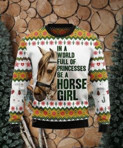 Horse Girl Ugly Christmas Sweater