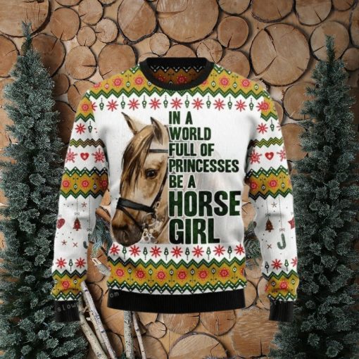 Horse Girl Ugly Christmas Sweater