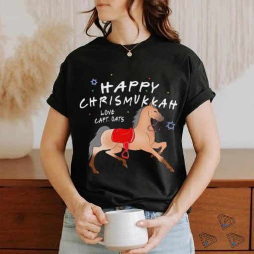 Horse Happy Chrismukkah love Capt Oats shirt