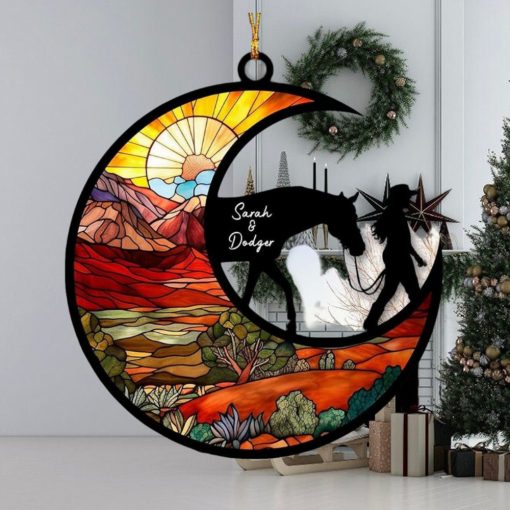 Horse Moon Suncatcher Ornament