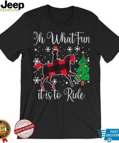 Horse Oh What Fun It Is To Ride Christmas Xmas Girls Long Sleeve Pajama Shirt