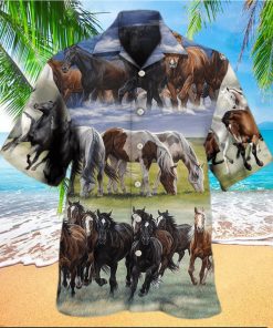 Horse Running Cool Hawaiian Shirt