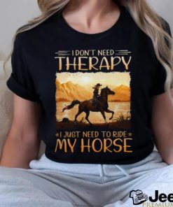 Horse   Therapy ISA201 Ladies T Shirt