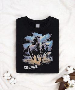 Horses Running In Thunderstorm Bisexual 90’S Shirt