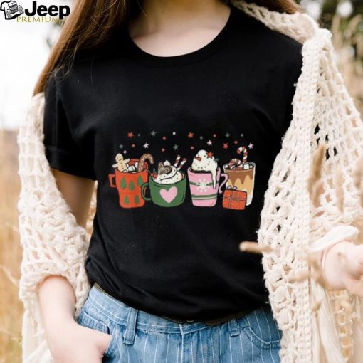 Hot Cocoa Vibes Cute Hot Chocolate Cozy Festive Christmas Shirt