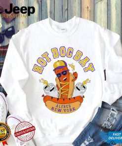 Hot Dog Day 2023 Alfred New York logo shirt