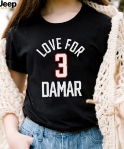 Hot Love For 3 Damar T Shirt